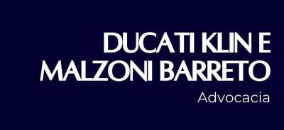 Logotipo DUCATI KLIN E MALZONI BARRETO Advocacia, referência em direito empresarial e hotelaria estratégica.