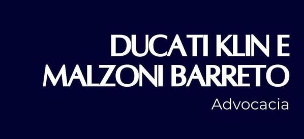 Logotipo DUCATI KLIN E MALZONI BARRETO Advocacia, referência em direito empresarial e hotelaria estratégica.